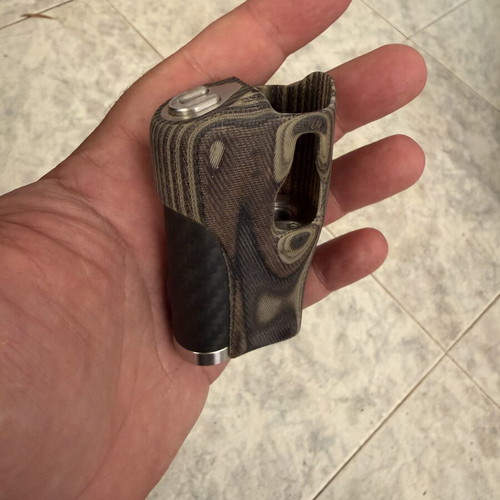 U Mods Micarta 18650 with Carbon Tube DNA60, like new