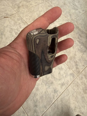 U Mods Micarta 18650 with Carbon Tube DNA60, like new