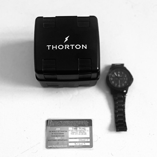 Thorton total black watch used men's