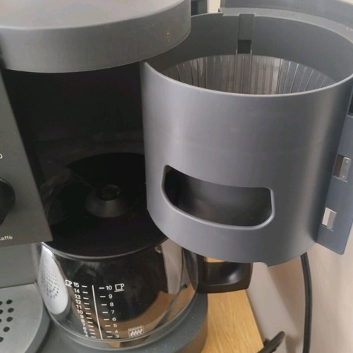 Krups coffee maker used for French coffee, espresso and cappuccino