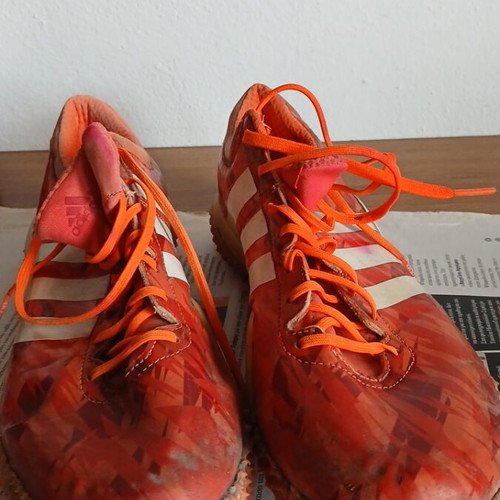 Track shoes used with spikes, size 48