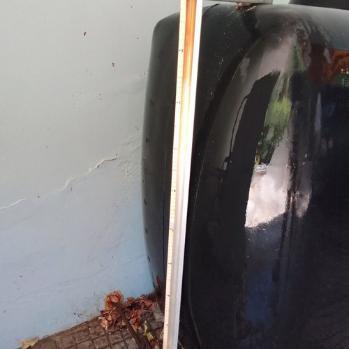 Oil tank 1000 liters used, no dents, with oil gauge