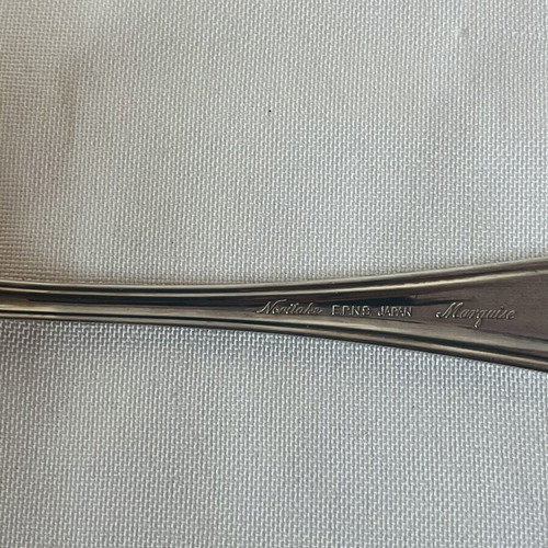 Noritake Marquise vintage επάργυρα μαχαιροπήρουνα σετ 3 τεμ. μεταχειρισμένο