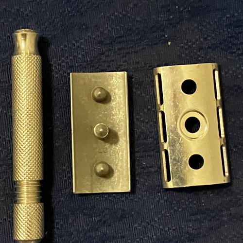 Soluna vintage shaving razor used from Czechoslovakia 1970