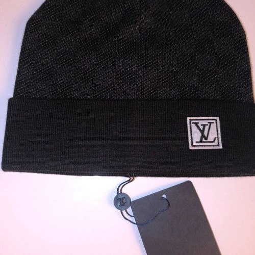 Lv Beanie new, one size, black and gray