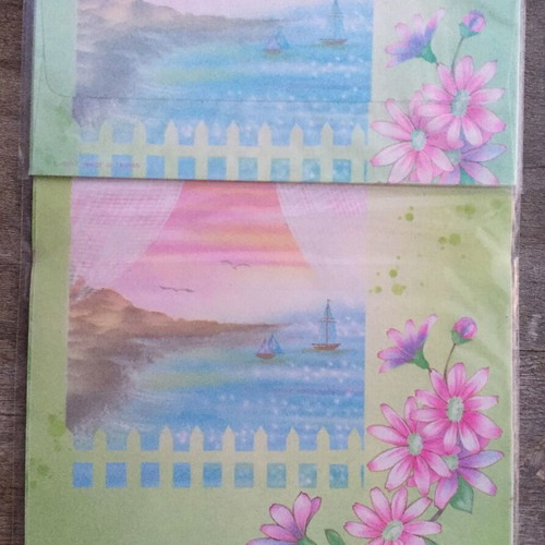 Letter writing set complete aromatic pack new