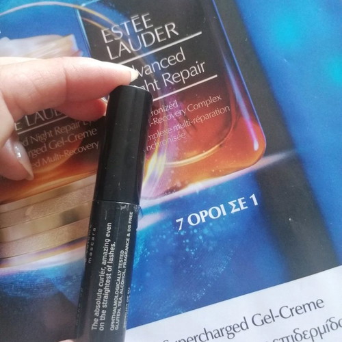 Radiant mini mascara used, applied two to three times