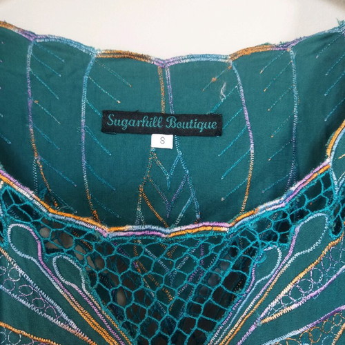 Sugarhill Boutique dress like new, colorful with embroidery