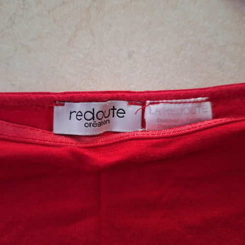 La Redoute Collections red tank top with adjustable straps, XS