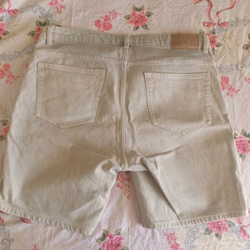 ZARA men's vintage summer shorts new, beige, sizes XL-XXL