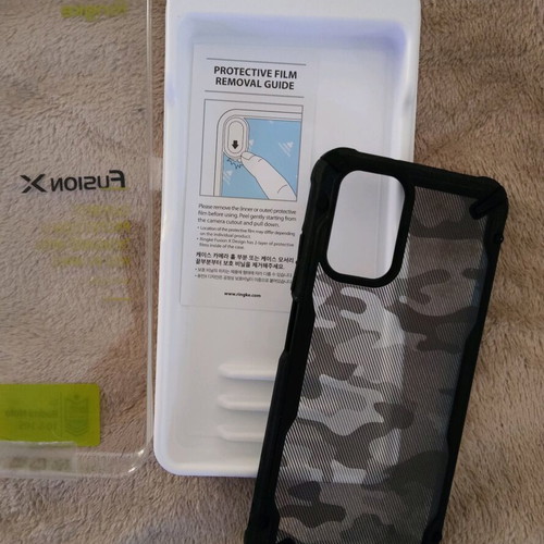 Ringke Fusion X Camo Black Case for Xiaomi Redmi Note 10 10S new
