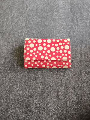 Small handbag used, white and pink