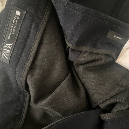 Zara slim fit suit teen men's like new dark blue