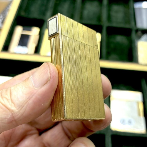 DuPont N15 gold lighter used, vintage
