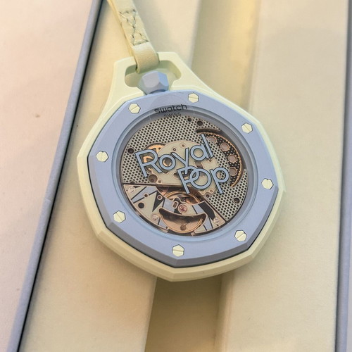 Audemars Piguet x Swatch Royal Pop watch, green and blue
