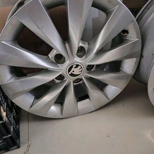 Aluminum rims used, 4 pieces, Skoda Karoq, 6jx16 h2 et43