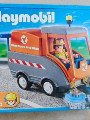 Playmobil 4045 Street Sweeper Vehicle used with original box