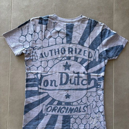 Von Dutch T-Shirt with All Over Print size S like new