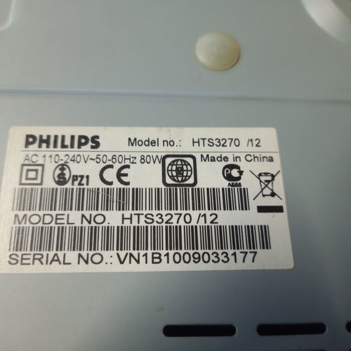 Philips HTS3270 home theater used with remote control
