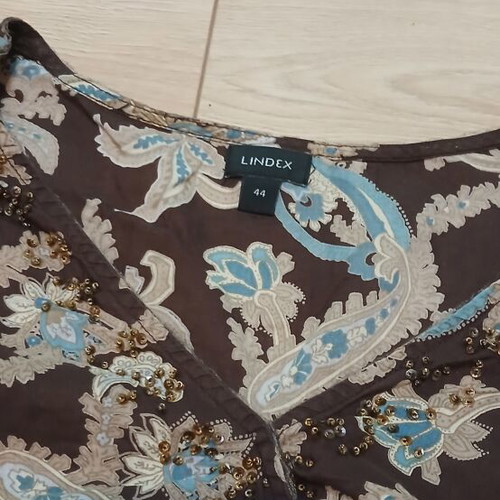 Lindex women's blouse like new, brown