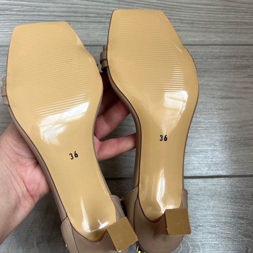 Beige sandals new size 36