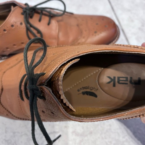 Nak men's leather shoes like new