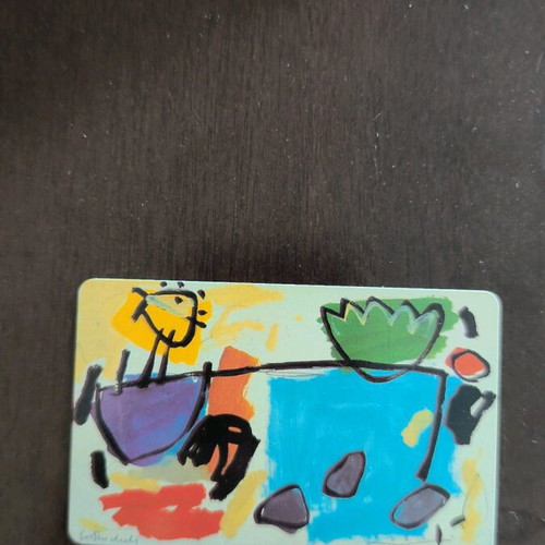 Luxembourg phone card used