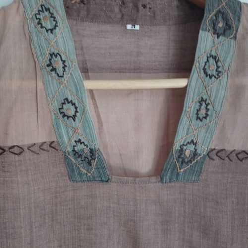 Women's Shirt like new, cotton, brown, size M