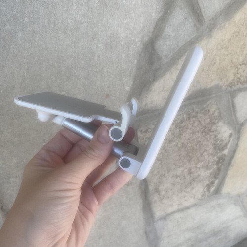 Mobile gadget white and gray, new