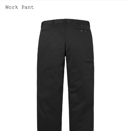 Supreme New York Work Pant new, size 34, black