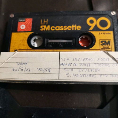 Vintage Audio Cassette Collection used, pack of 4 pieces