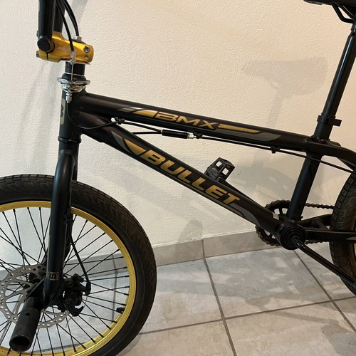 BMX Bullet bike with front and rear disc brakes