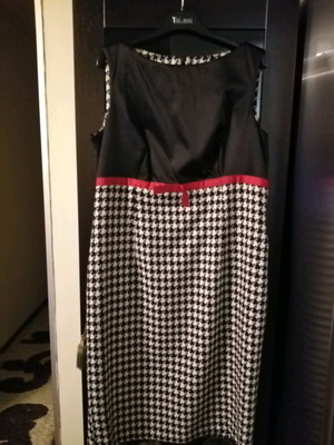 Vintage pied de poule dress Zino Jordan like new