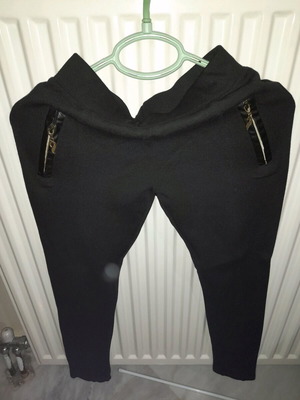 Zara black leggings like new, set of 2