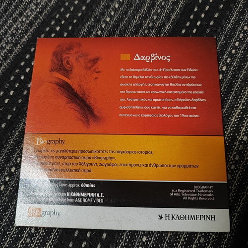 Biography Charles Darwin DVD documentary with subtitles
