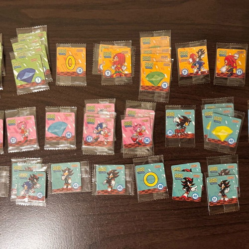 Koukouroukou Sonic stickers like new, pack or single pieces