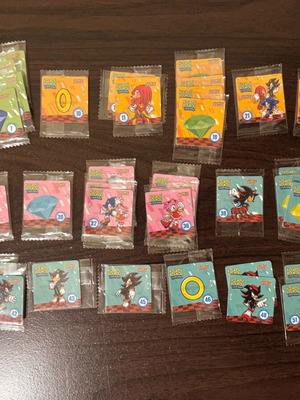 Koukouroukou Sonic stickers like new, pack or single pieces