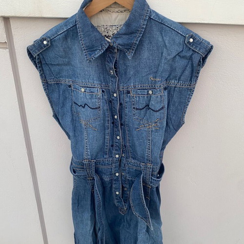 Pepe Jeans dress blue like new size M