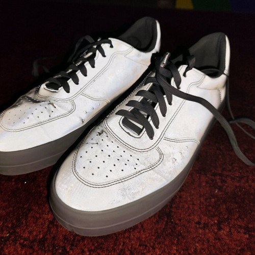 Παπούτσια sneakers Bershka μεταχειρισμένα, γκρι ανακλαστικά, μέγεθος 45