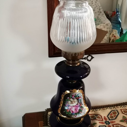 Table lamp antique 60 years old, used, height 56 cm