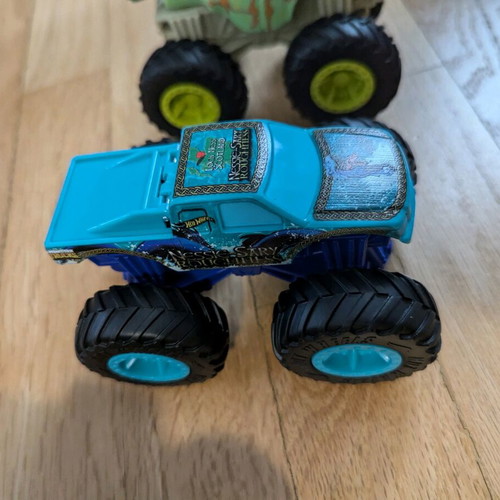 Large monster trucks like new, all together