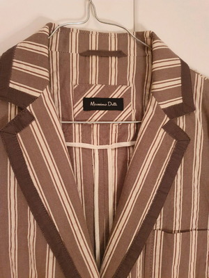 Massimo Dutti striped jacket like new, size L