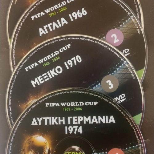 FIFA World Cup 1962-2006 DVD set like new, official collection