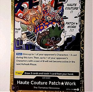 Haute Couture PatchWork One Piece Card Game OP05-094 Rare
