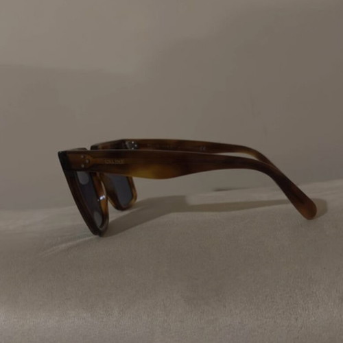 Celine CL4055IN sunglasses new, square tortoise acetate frame