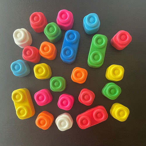Clementoni soft building blocks like new, 24 pieces