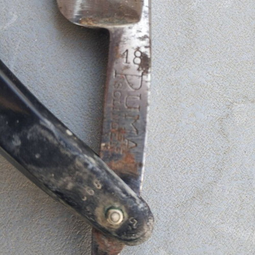 Puma Solingen Model 18 Vintage Straight Razor used