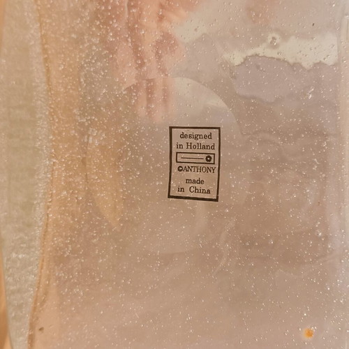 Anthony glass vase, designed in Holland