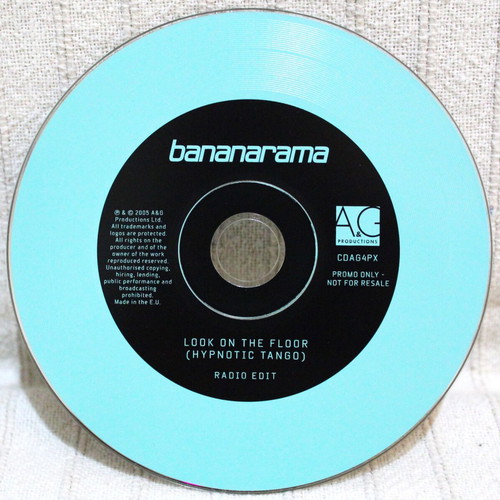 Bananarama Look On The Floor (Hypnotic Tango) CDr single promo used