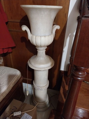 Marble floor lamp, set of 2
